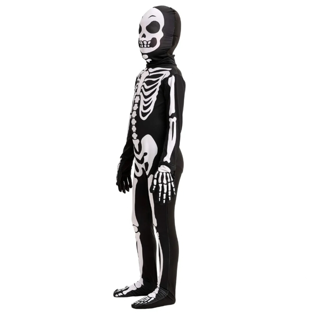 Spooktacular Creations NWOT Child Unisex Second Skin Skeleton Costume Sz Medium - Picture 5 of 7